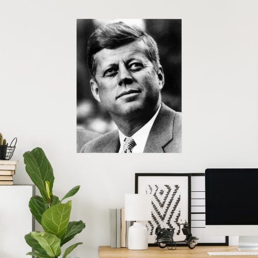 President Kennedy Poster (Thuiskantoor)