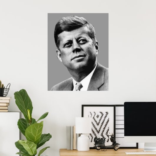 President Kennedy Poster (Thuiskantoor)