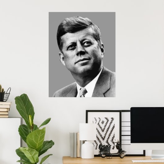 President Kennedy Poster (Thuiskantoor)