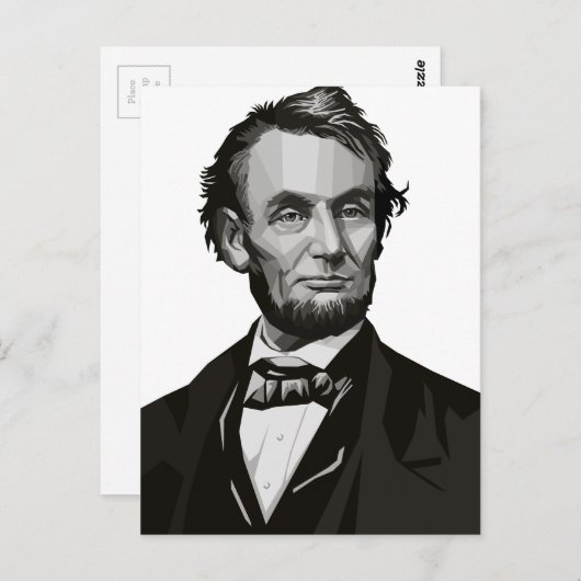 President Lincoln Briefkaart (Voorkant / Achterkant)