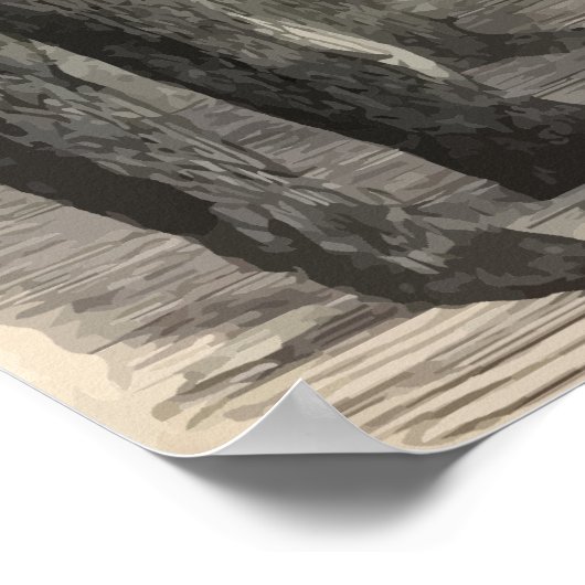 President Lincoln en algemene subsidie Poster (Hoek)