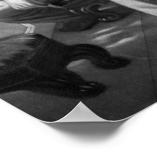 President Lincoln en zijn familie Poster (Hoek)