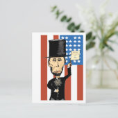 President Lincoln Happy Bday 2 Me Briefkaart (Staand voorkant)