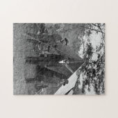 President Lincoln in de burgeroorlog van Antietam  Legpuzzel (Horizontaal)