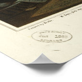 President Lincoln schrijft over het uitroepen van  Poster (Hoek)