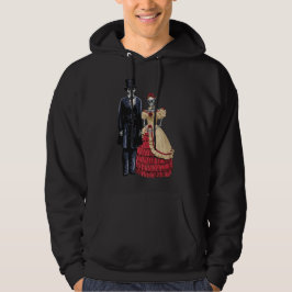 President Lincoln Skeleton, Halloween Skeleton Hoodie