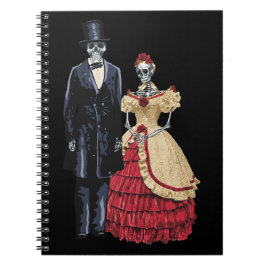 President Lincoln Skeleton, Halloween Skeleton Notitieboek