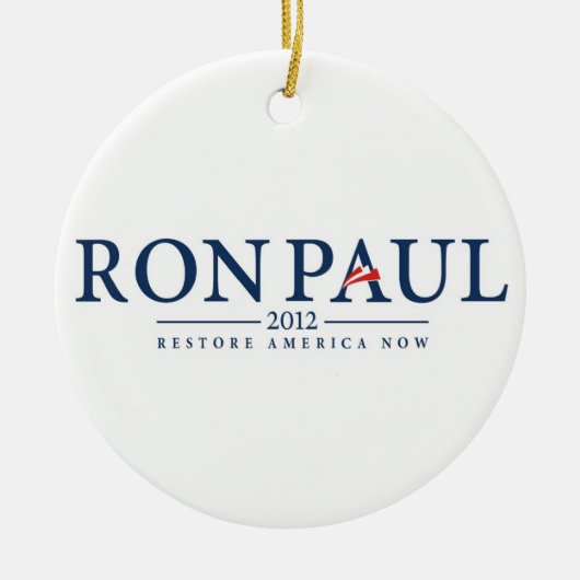 president logo politiek paul 2012 vs keramisch ornament (Voorkant)