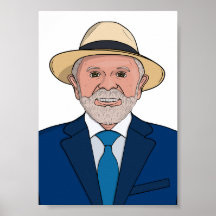 President Lula da Silva Kunst - Braziliaanse Leide