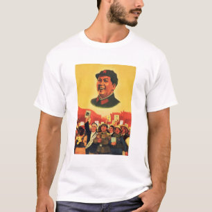 President Mao is de Rode Zon in mijn hart Chinees T-shirt