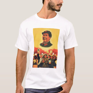 President Mao is de Rode Zon in mijn hart Chinees T-shirt