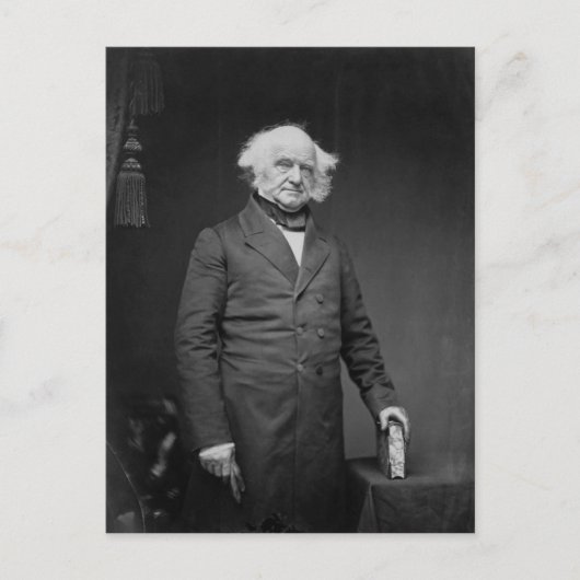 President Martin Van Buren Briefkaart (Voorkant)