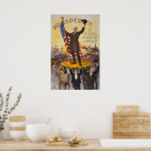 President McKinley op een gigantische munt Poster (Keuken)
