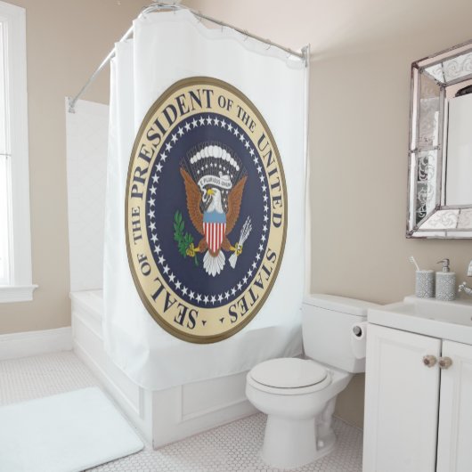 President met schoengordijn douchegordijn (In situ)