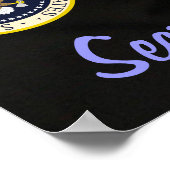 President minister van Buitenlandse Zaken van Obam Poster (Hoek)