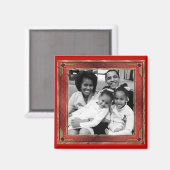 President Obama 1e familie Keepsakes Magnet (Voorkant / Achterkant)