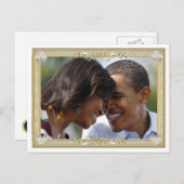 President Obama 1e reeks - Framed Keepomwille Briefkaart (Voorkant / Achterkant)