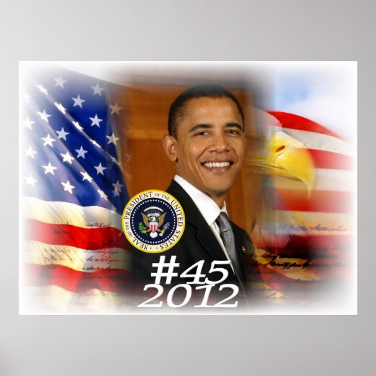 President Obama 2012 #45 Poster (Voorkant)