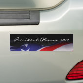 President Obama 2012 Bumpersticker (Op auto)