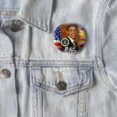 President Obama 2012 Campaign Launch Ronde Button 5,7 Cm (In situ)