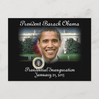 PRESIDENT OBAMA 2013 Inauguration Briefkaart