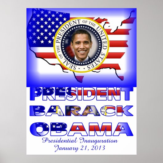 PRESIDENT OBAMA 2013 Inauguration Poster (Voorkant)