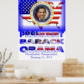 PRESIDENT OBAMA 2013 Inauguration Poster (Keuken)
