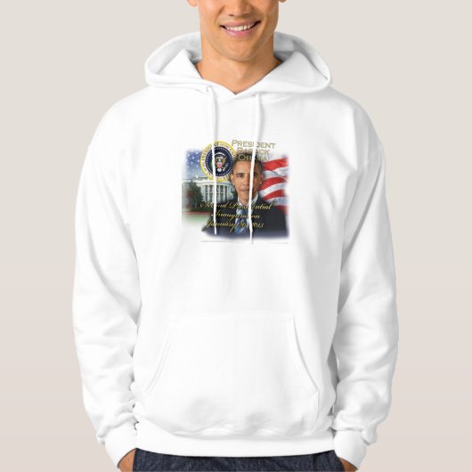 President Obama 2e inauguratie Hoodie (Voorkant)