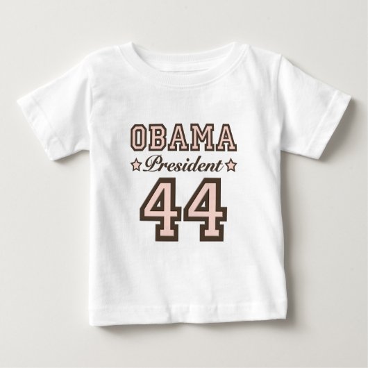President Obama 44 Baby T shirt (Voorkant)