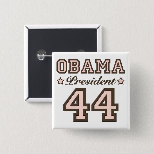 President Obama 44 Button (Voorkant /achterkant)