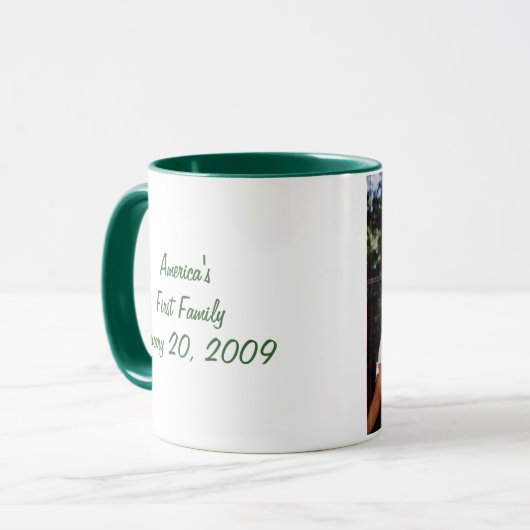 President Obama Amerika's eerste familie Mok (Voorkant links)