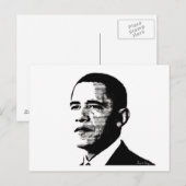 President Obama-ansichtkaart Briefkaart (Voorkant / Achterkant)
