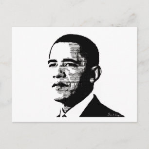 President Obama-ansichtkaart Briefkaart