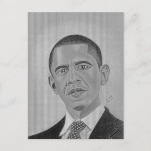President Obama Briefkaart (Voorkant)