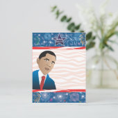 President Obama Briefkaart (Staand voorkant)