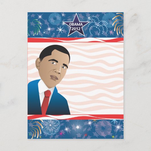 President Obama Briefkaart (Voorkant)