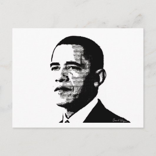 President Obama Briefkaart (Voorkant)