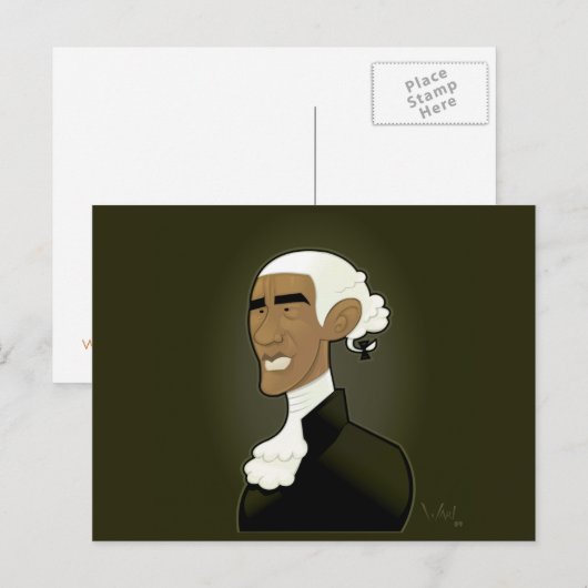 President Obama Briefkaart (Voorkant / Achterkant)