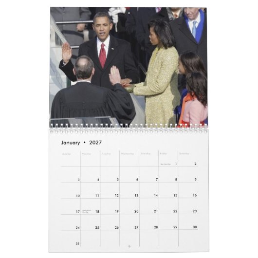 President Obama Calander Kalender (Jan 2027)