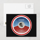 President Obama CHANGE Briefkaart (Voorkant / Achterkant)