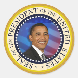 President Obama Collectibles Grote 3" Sticker
