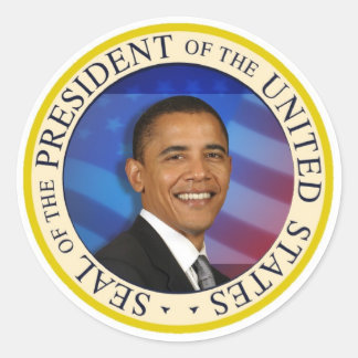 President Obama Collectibles Grote 3" Sticker