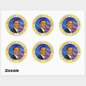 President Obama Collectibles Grote 3" Sticker (Vel)