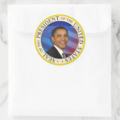 President Obama Collectibles Grote 3" Sticker (Tas)