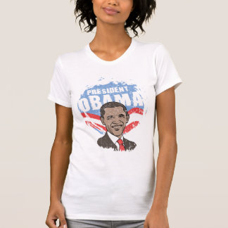 President Obama Dames bij de heer V-Neck (uitgerus T-shirt