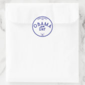 President Obama Day Ronde Sticker (Tas)