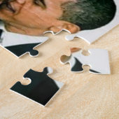 PRESIDENT OBAMA EN EERSTE LADY-PUZZLE LEGPUZZEL (Zijkant)