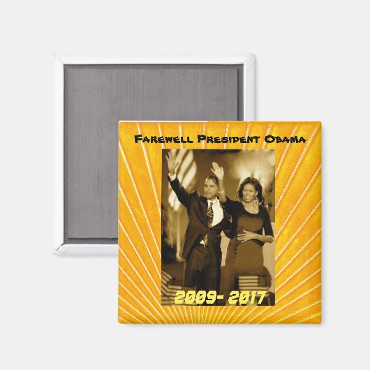 President Obama en first lady Michelle Obama Magneet (Voorkant / Achterkant)