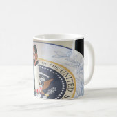 President Obama en Michelle dans Inaugural Ball Koffiemok (Voorkant rechts)