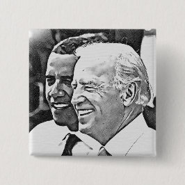 President Obama en vice-President Biden Button
